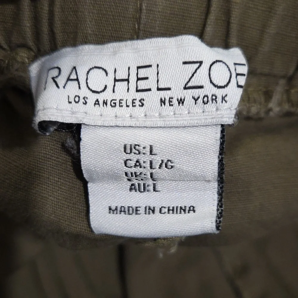 Rachel Zoe Olive Midi Cargo Skirt Size L! - Picture 2 of 8